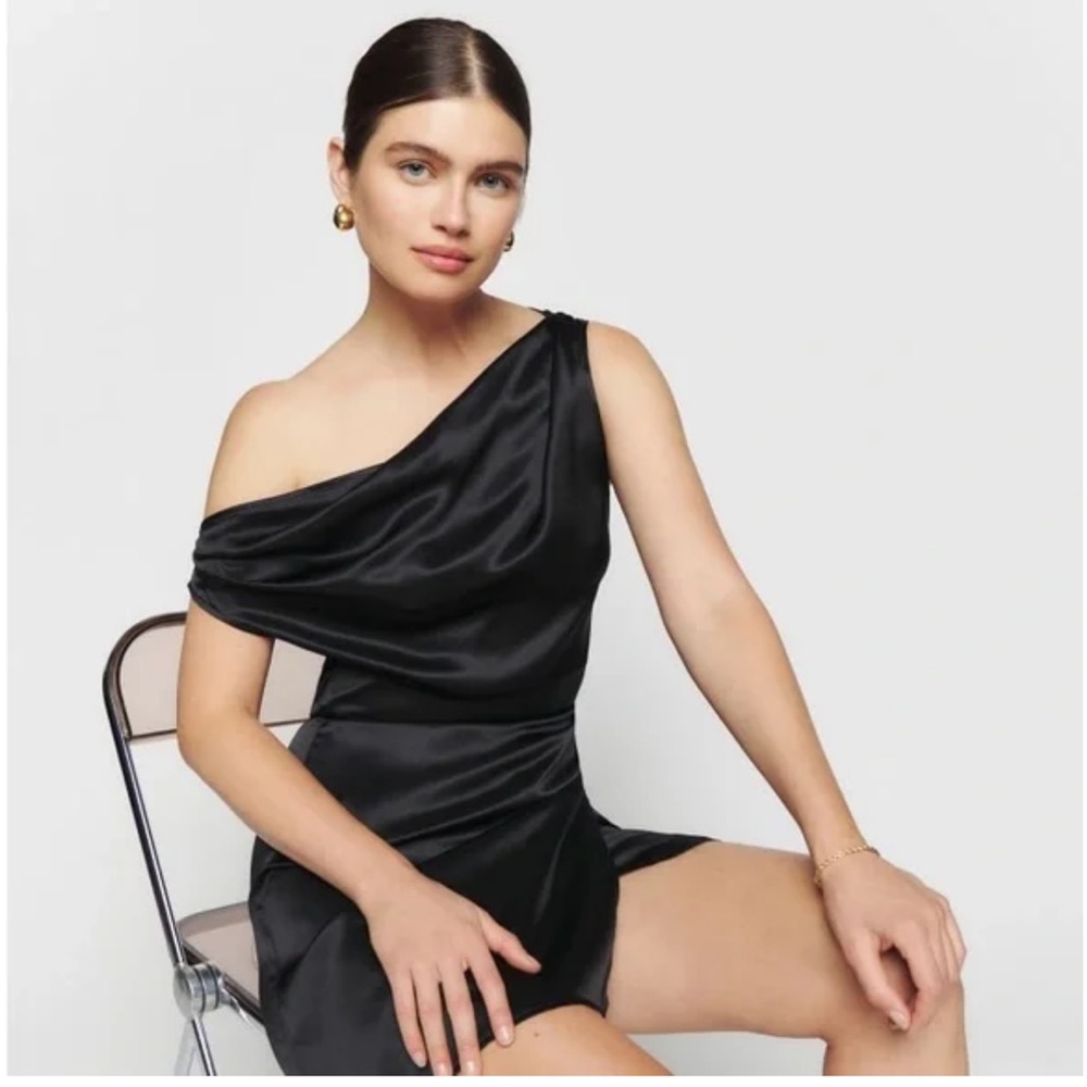 nwot reformation alanis silk dress